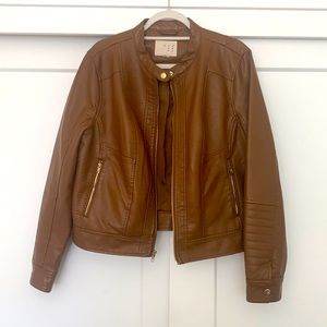 Faux Leather Jacket